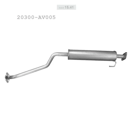 EDEX 15.41 - Kipufogó közép dob NISSAN PRIMERA 2.0 (1990-1993)