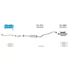 EDEX 15.479 - Kipufogó első cső NISSAN ALMERA 1.5, 1.8 (2002-2006)