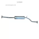 EDEX 15.487 - Kipufogó közép dob NISSAN MICRA III 1.0, 1.2, 1.4 (2003-2010)