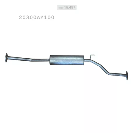 EDEX 15.487 - Kipufogó közép dob NISSAN MICRA III 1.0, 1.2, 1.4 (2003-2010)