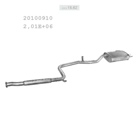 Edex 15.62 kipufogó hátsó dob – Nissan Maxima 88-94 3.0 V6 KAT