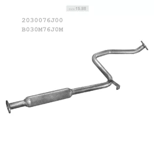   EDEX 15.88 - Kipufogó közép dob NISSAN PRIMERA 1.6 (1993-1996)