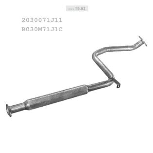   EDEX 15.93 - Kipufogó közép dob NISSAN PRIMERA 2.0 (1993-1996)