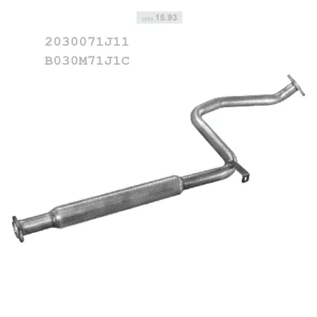 EDEX 15.93 - Kipufogó közép dob NISSAN PRIMERA 2.0 (1993-1996)