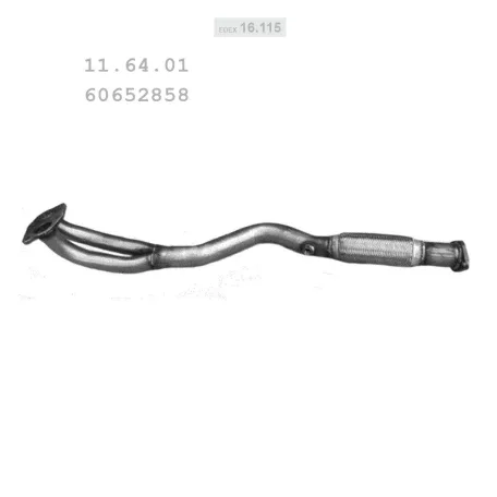EDEX 16.115 - Kipufogó gyűjtő cső ALFA ROMEO 156 1.6, 1.8, 2.0 (1997-2000)