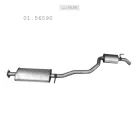 EDEX 16.85 - Kipufogó közép dob ALFA ROMEO 147 1.6, 2.0 (2000-2010)