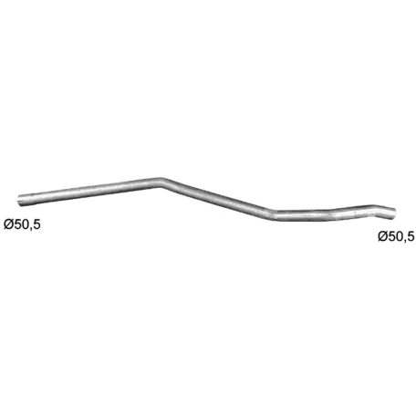 EDEX 17.211 - Opel Astra H 1.3/1.7 D kipufogó cső