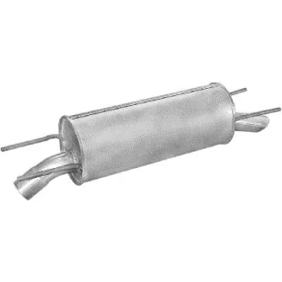 EDEX 17.239 - Opel Omega B kipufogó hátsó dob