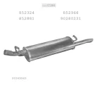 EDEX 17.264 - Kipufogó hátsó dob OPEL VECTRA A 1.7 D (1992-1995)