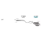 EDEX 17.287 - Opel Zafira B kipufogó hátsó dob