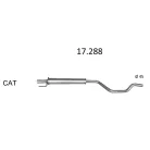 EDEX 17.288 - Opel Meriva A 1.7 D kipufogó közép dob
