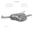 EDEX 17.295 - Kipufogó hátsó dob OPEL ASTRA G 1.4, 1.6 (1998-2004)