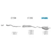   EDEX 17.295 - Kipufogó hátsó dob OPEL ASTRA G 1.4, 1.6 (1998-2004)
