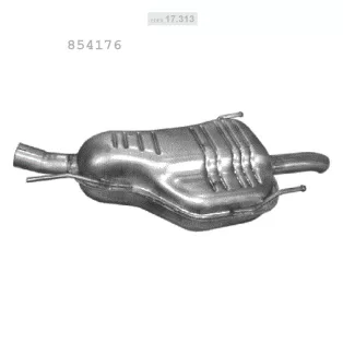   EDEX 17.313 - Kipufogó hátsó dob OPEL ASTRA G 2.2 D (2002-2005)