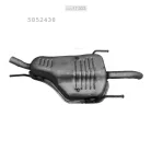 EDEX 17.332 - Kipufogó hátsó dob OPEL ZAFIRA A 1.6, 1.8 (1999-2005)