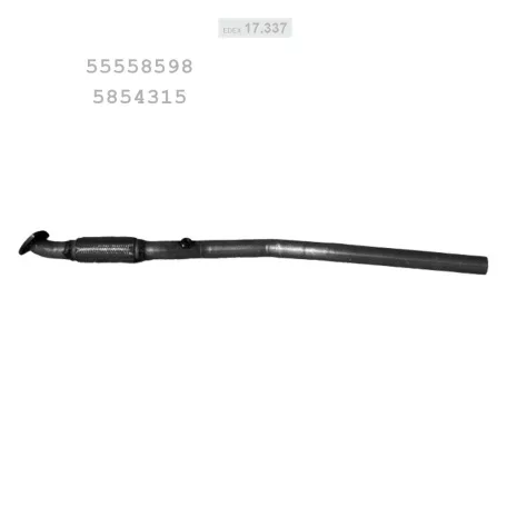 EDEX 17.337 - Kipufogó kipufogó cső OPEL ASTRA H 1.6, 1.8 (2004-2015)