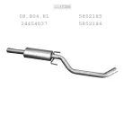 EDEX 17.358 - Kipufogó közép dob OPEL VECTRA C 2.2, 3.2 (2003-2008)
