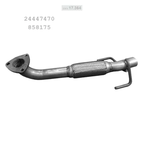 EDEX 17.364 - Kipufogó kipufogó cső OPEL VECTRA C 2.2 (2002-2008)