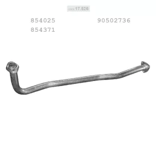   Edex 17.526 kipufogó gyűjtő cső – Opel Vectra A 88-93 1.6 C16NZ kat