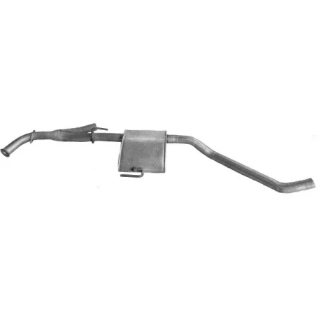 EDEX 17.591 - Opel Omega B kipufogó közép dob