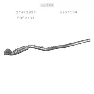   EDEX 17.594 - Kipufogó gyűjtő cső OPEL ASTRA G 1.4, 1.6 (1998-2009)