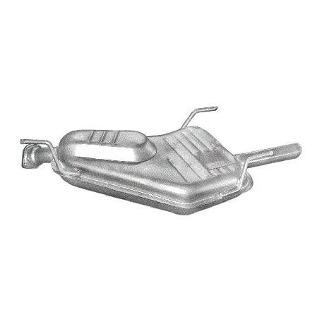 EDEX 17.602 - Opel Vectra B kipufogó hátsó dob