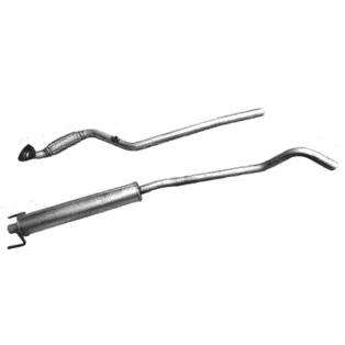 EDEX 17.605 - Opel Corsa C 1.4 kipufogó közép dob