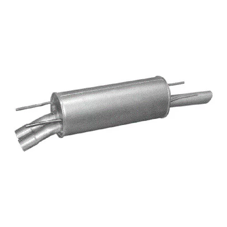 EDEX 17.606 - Opel Omega B kipufogó hátsó dob