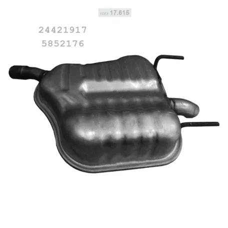 EDEX 17.615 - Kipufogó hátsó dob OPEL VECTRA C 1.6, 1.8 (2002-2008)