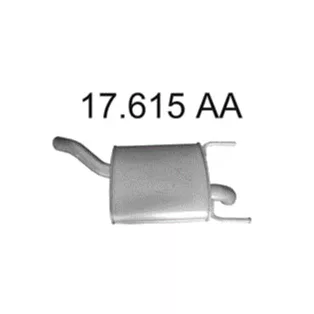 EDEX 17.615aa - Opel Vectra C kipufogó hátsó dob
