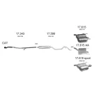 EDEX 17.615aa - Opel Vectra C kipufogó hátsó dob