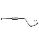 EDEX 17.690 - Opel Astra J 1.4 kipufogó közép dob