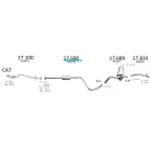 EDEX 17.690 - Opel Astra J 1.4 kipufogó közép dob