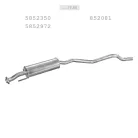 EDEX 17.86 - Kipufogó közép dob OPEL ASTRA F 1.7 D, 1.8 (1991-1995)