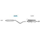 EDEX 19.550 - Citroen C4 / Peugeot 307 CC kipufogó közép dob