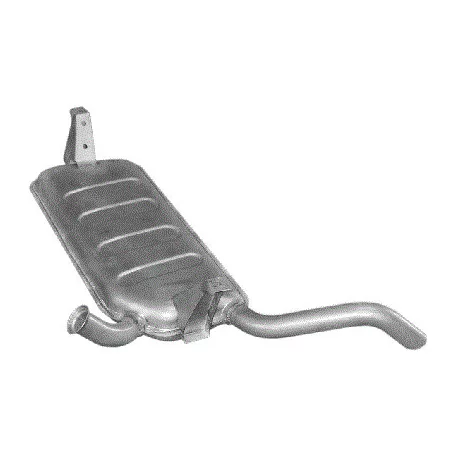 EDEX 21.287 - Kipufogó hátsó dob RENAULT LAGUNA II 1.6, 1.8, 1.9 D (2001-2007)