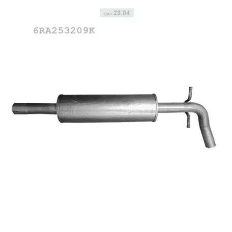 EDEX 23.04 - Kipufogó közép dob SEAT TOLEDO IV 1.2 (2015-2019)