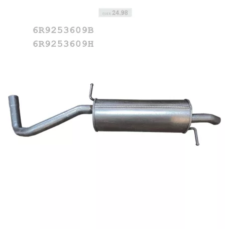 EDEX 24.98 - Kipufogó hátsó dob SEAT IBIZA 1.2 (2010-2015)
