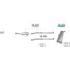 EDEX 26.202 - Toyota RAV 4 kipufogó hátsó dob