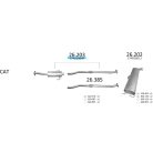EDEX 26.203 - Toyota RAV 4 kipufogó közép dob
