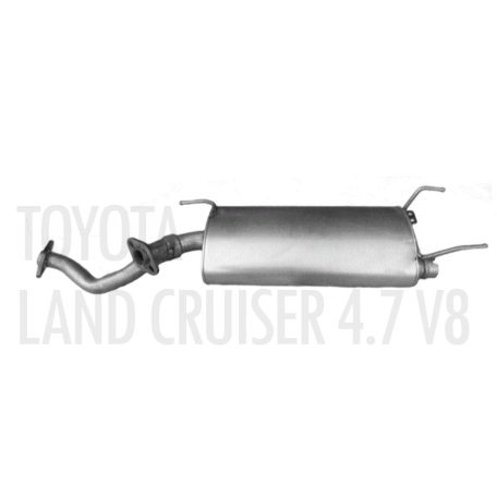 EDEX 26.240 - Toyota Land Cruiser 4.7 V8 kipufogó közép dob