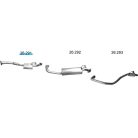 EDEX 26.291 - Toyota Land Crusier 4.2 D első kipufogó cső