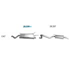 EDEX 26.296 - Toyota Land Cruiser kipufogó közép dob