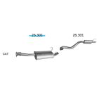 EDEX 26.302 - Toyota Land Cruiser kipufogó közép dob