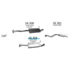 EDEX 26.304 - Toyota Land Cruiser kipufogó közép dob