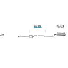 EDEX 26.372 - Toyota Previa 2.4 kipufogó közép dob