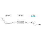 EDEX 26.388 - Toyota Land Cruiser HJ45 kipufogó cső