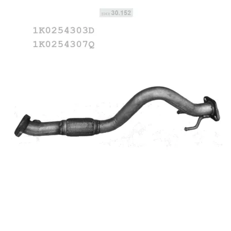 EDEX 30.152 - Kipufogó gyűjtő cső VW GOLF V 1.4, 2.0 (2003-)