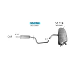 EDEX 30.278 - Kipufogó közép dob VW GOLF V 1.4 (2004-2008)