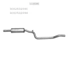 EDEX 30.290 - Kipufogó közép dob VW PASSAT 1.9 D, 2.0 D (1993-2012)